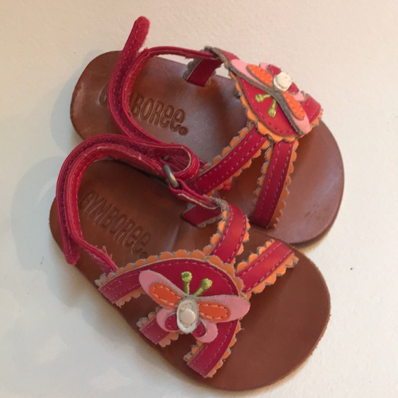 Gymboree Other - 🌺Gymboree 1 mo.Butterfly Velcro sandals🌺